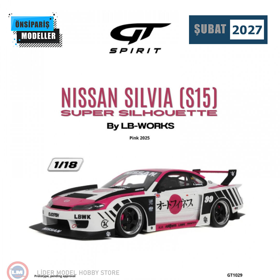 1:18 GT Spirit 2025 Nissan Silvia S15 Super Silhouette By LB Works