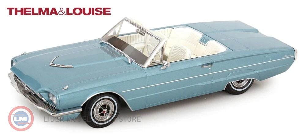 1:18 KK Scale 1966 Ford Thunderbird Convertible - '' Thelma & Louise ''