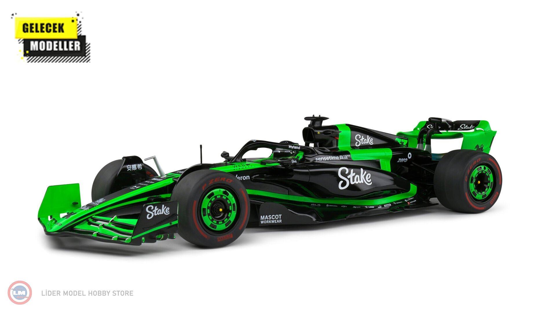 1:18 Solido 2024 Stake Valtteri Bottas KICK Sauber C44 #77 Japan GP Formula 1
