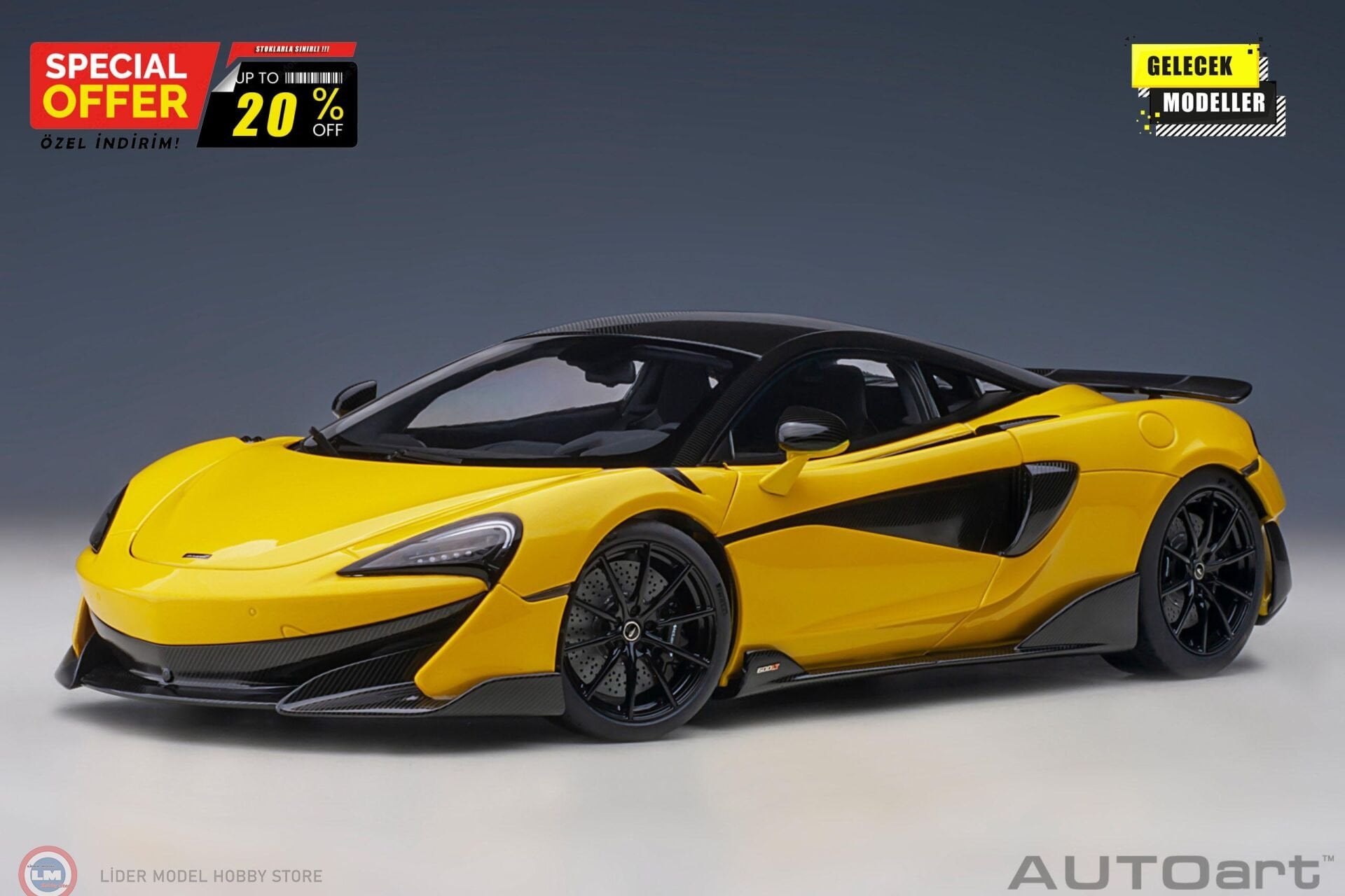 1:18 Autoart 2019 Mclaren 600LT