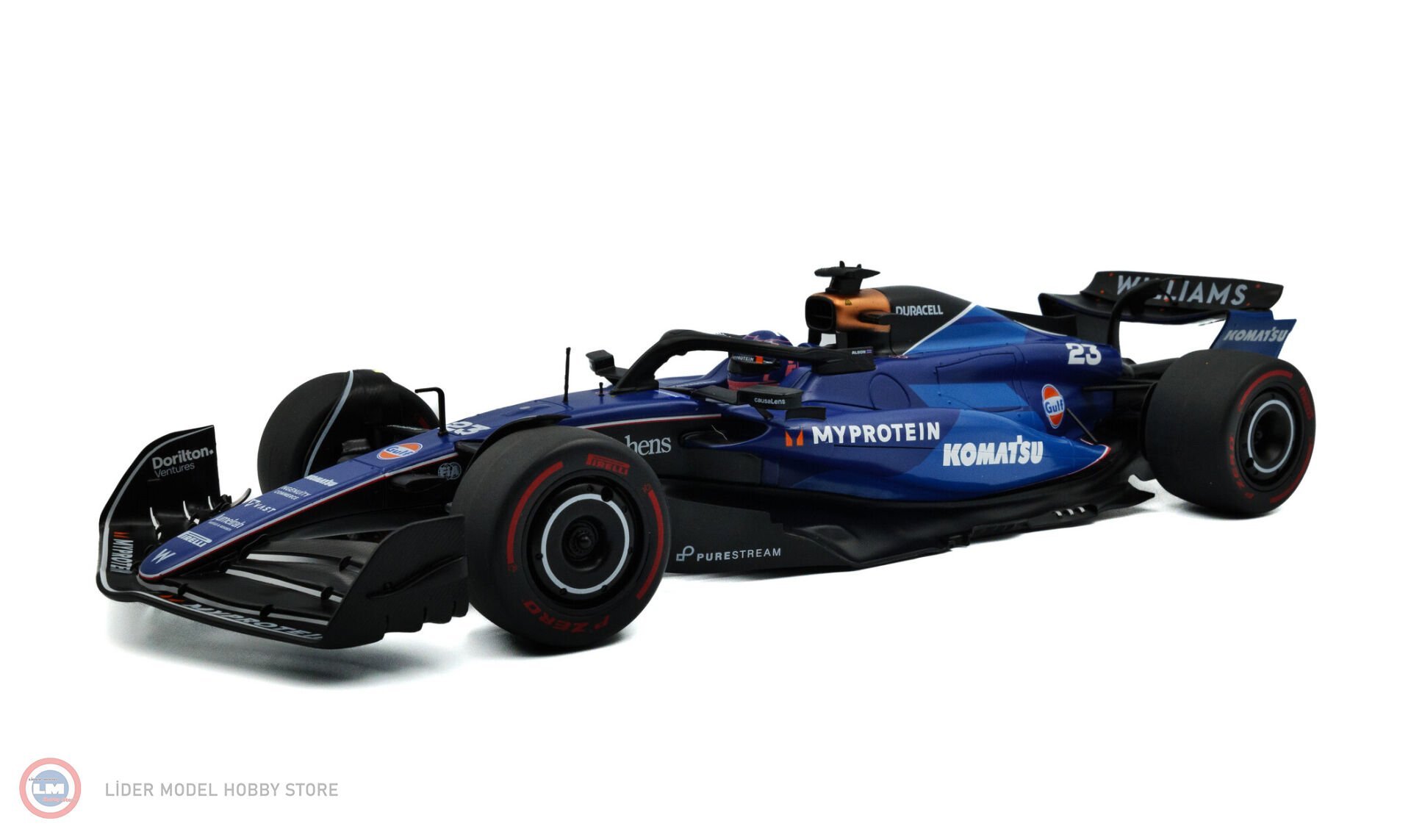 1:18 Solido 2024 Williams FW46 #23 Arabia Saudita GP fórmula 1 - Alex Albon