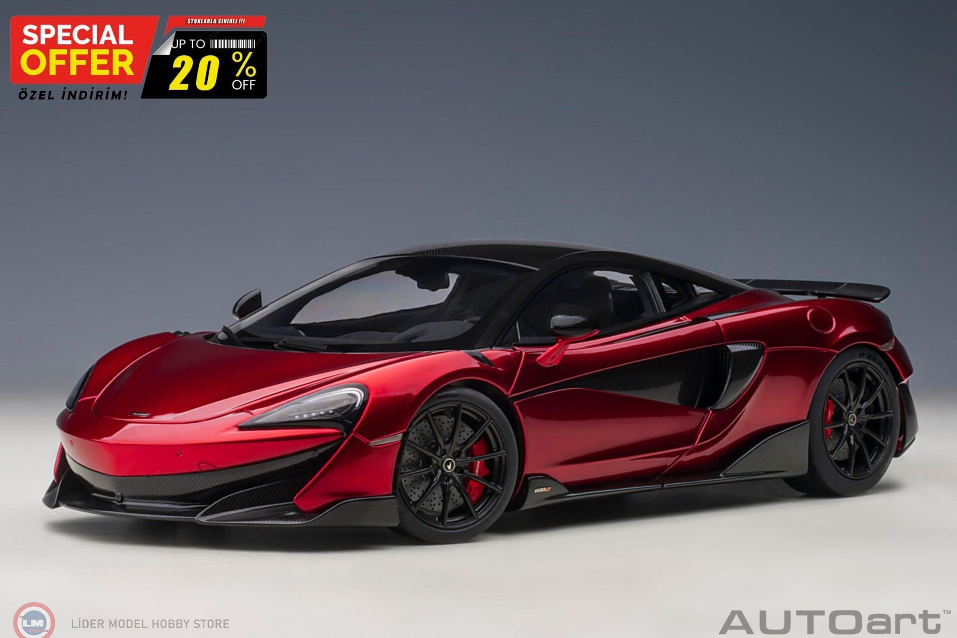 1:18 Autoart 2019 Mclaren 600LT