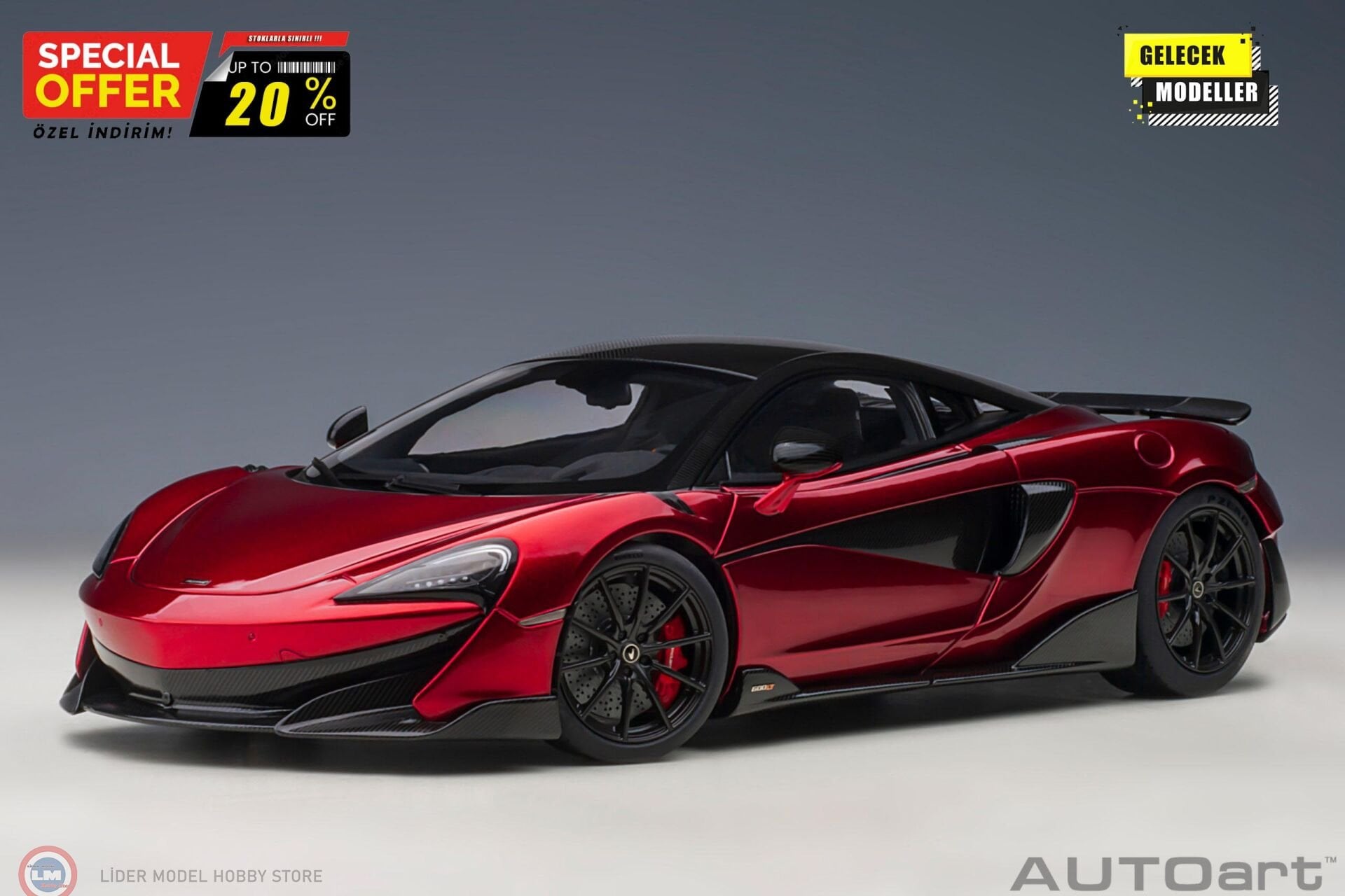 1:18 Autoart 2019 Mclaren 600LT