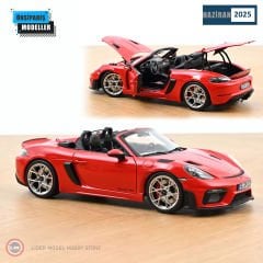 1:18 2023 Porsche 718 Spyder RS Guards Red