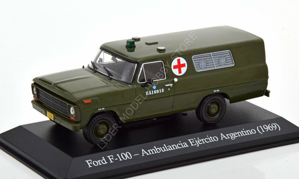 1:43 1969 Ford F-100 Ambulancia ejercito argentino