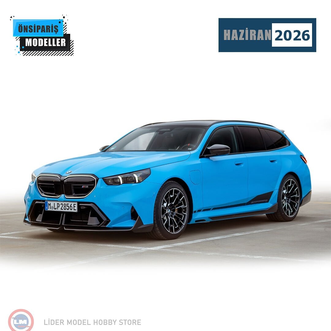 1:18 Minichamps 2024 BMW M5 Touring Performance Parts Riviera Blue