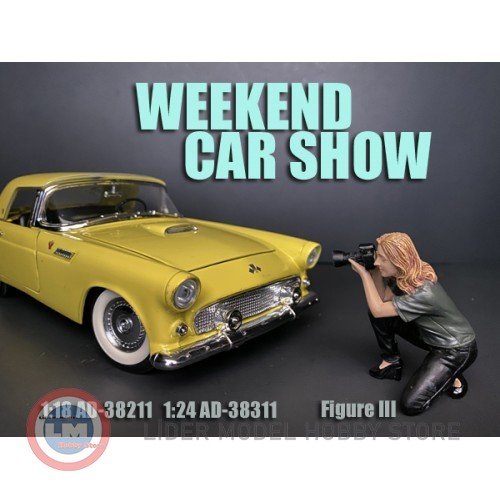 1:18 American Diorama '' Weekend Car Show '' Figür III 38211