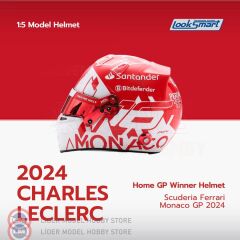 1:5 2024 Charles Leclerc Scuderia Ferrari Monaco GP Kask
