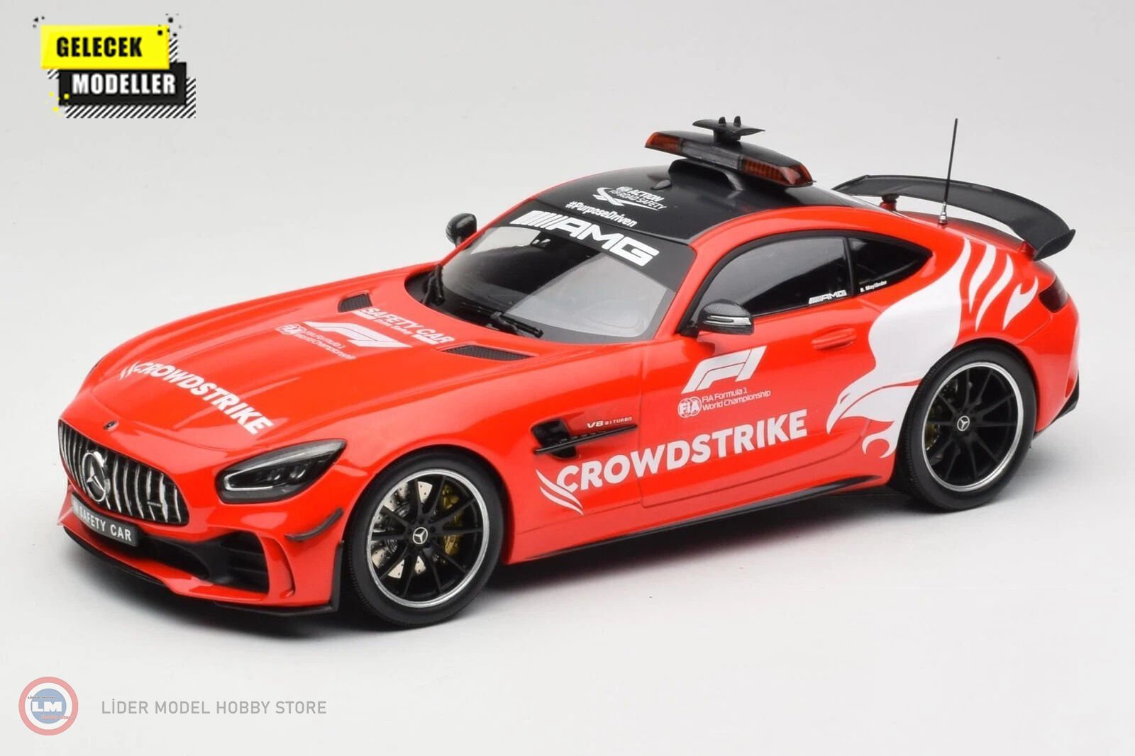 1:18 Minichamps 2021 Mercedes Benz AMG GT-R – ‘SAFETY CAR FORMULA 1