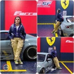 1:18  American Diorama '' Street Racer '' Figür III 77433