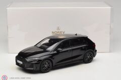 1:18 Norev 2025 Audi RS3 Sportback Myth Black