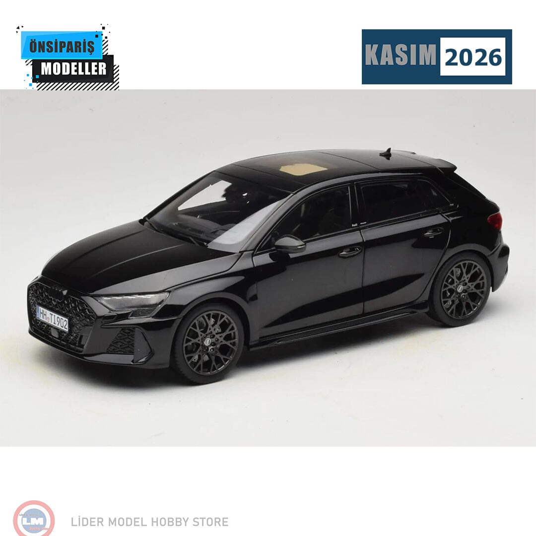 1:18 Norev 2025 Audi RS3 Sportback Myth Black