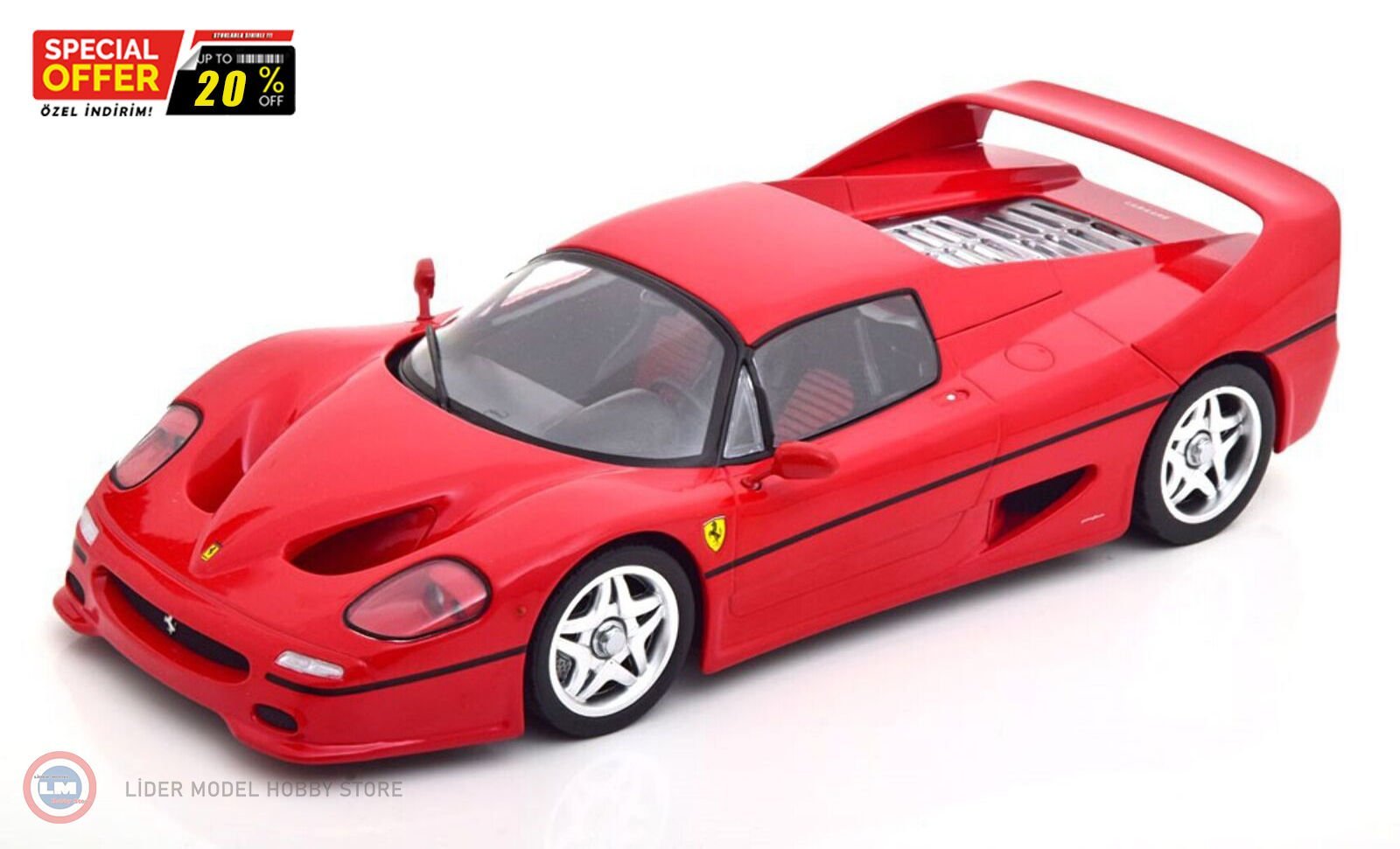 1:18 KK Scale 1995 Ferrari F50 Hardtop