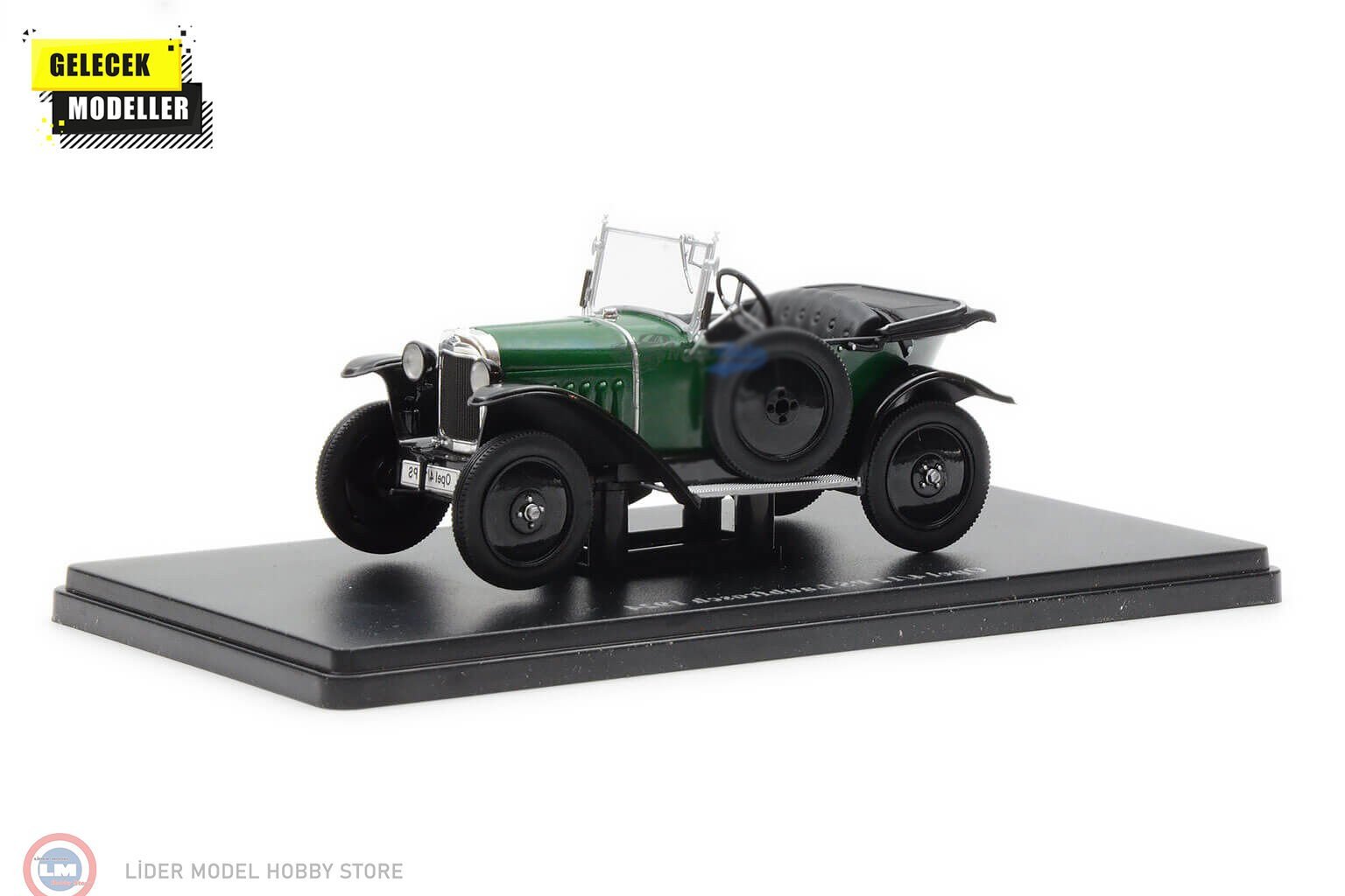 1:24 Atlas 1924 Opel 412 PS Laubfrosch Cabriolet