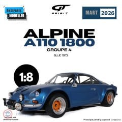1:8 GT Spirit 1973 Renault Alpine A110 Coupe Gr.4 Con Vetrina With Showcase
