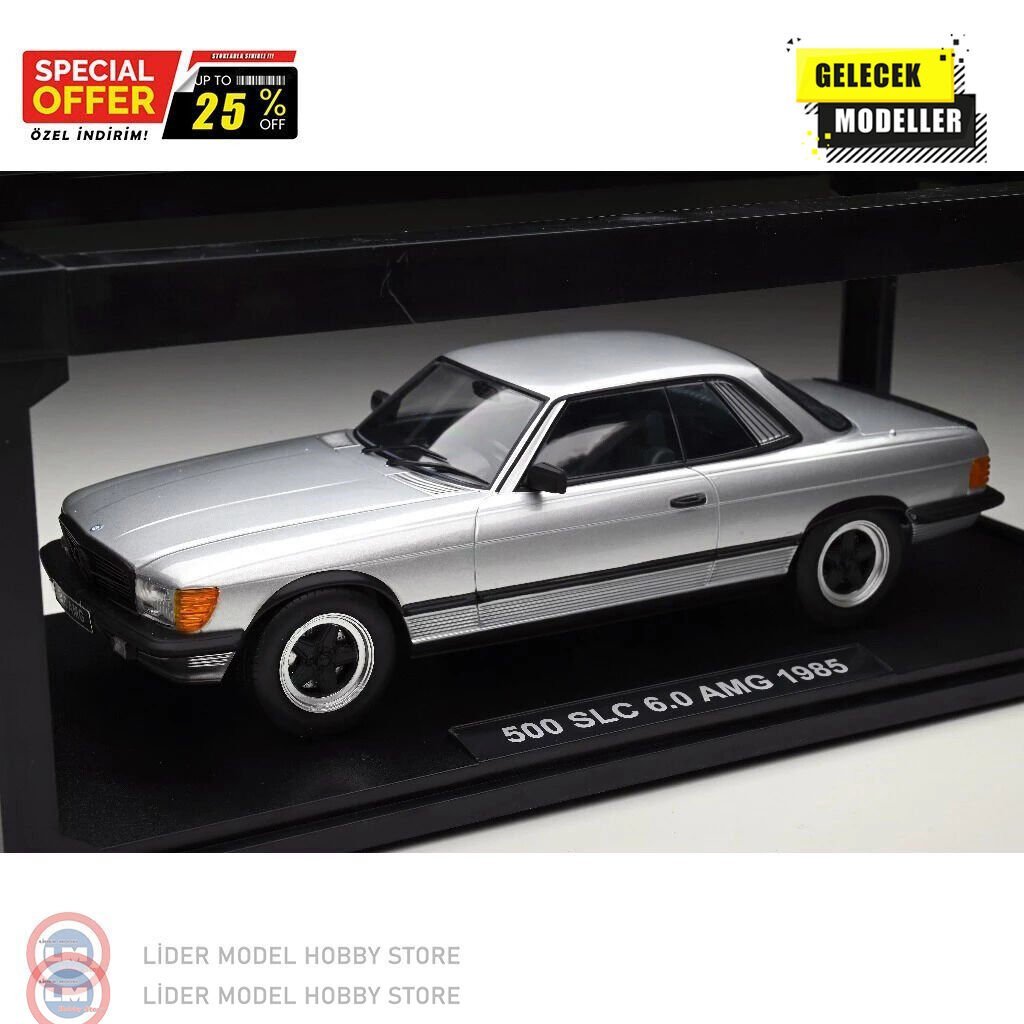 1:18 KK Scale Mercedes Benz 500 SLC 6.0 AMG C107 1985