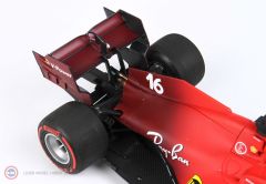 1:18 2021 Ferrari SF21 Scuderia Ferrari  Charles Leclerc & Emiglia Romagna  GP Intermediate Tyres (Red)