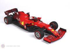 1:18 2021 Ferrari SF21 Scuderia Ferrari  Charles Leclerc & Emiglia Romagna  GP Intermediate Tyres (Red)