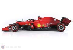 1:18 2021 Ferrari SF21 Scuderia Ferrari  Charles Leclerc & Emiglia Romagna  GP Intermediate Tyres (Red)