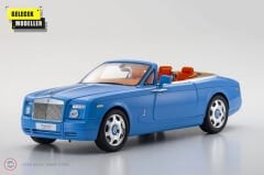 1:18 Kyosho 2008 Rolls Royce Phantom Drophead Coupe Light Blue