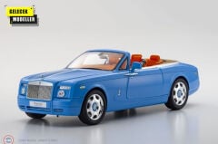 1:18 Kyosho 2008 Rolls Royce Phantom Drophead Coupe Light Blue