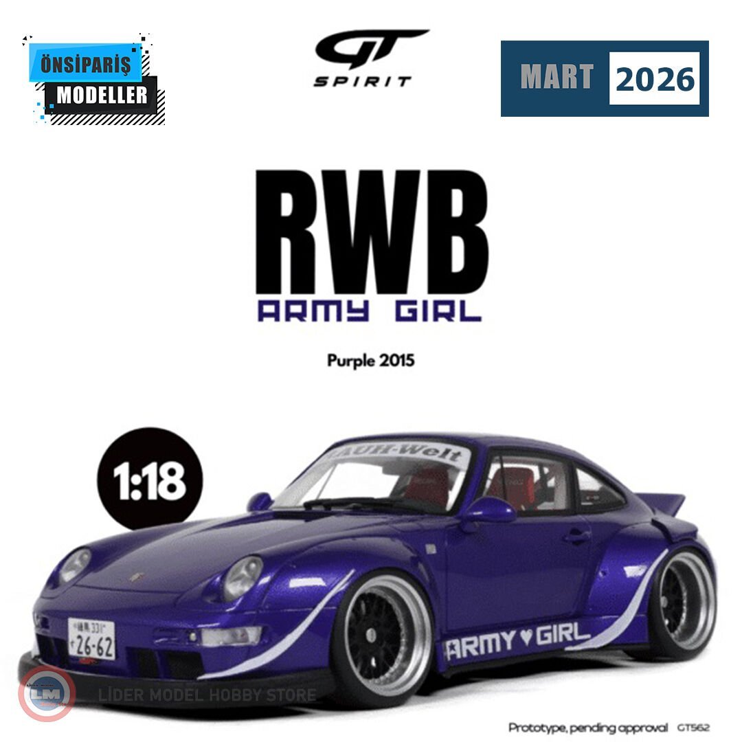 1:18 GT Spirit 2015 Porsche 911 993 RWB Army Girl