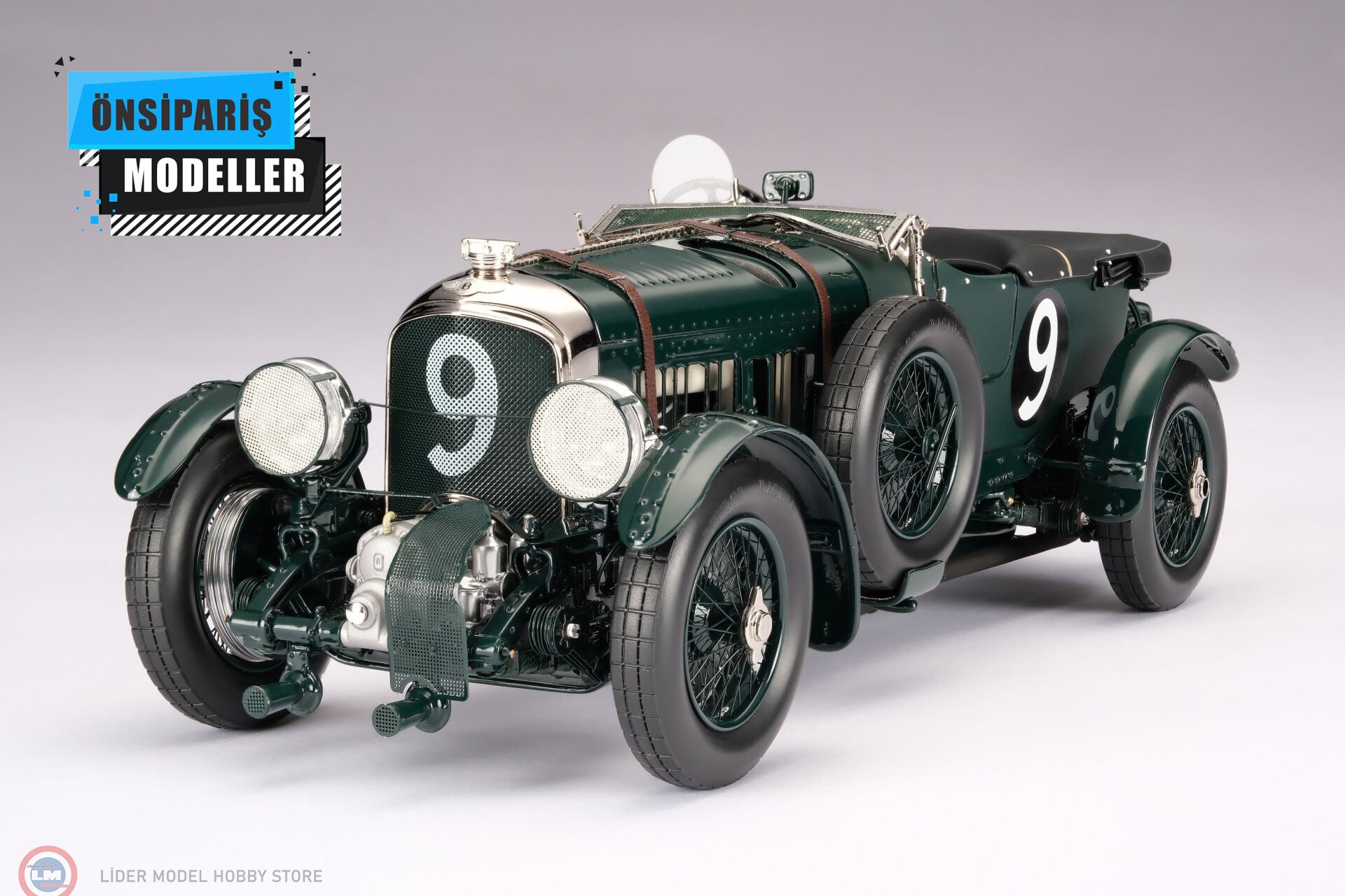 1:18 Amalgam 1929 Bentley Blower - 1930 Le Mans - Birkin & Chassagne