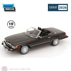 1:12 KK Scale 1979 Mercedes Benz 450 SL R107 US Version Soft Top American Giggolo