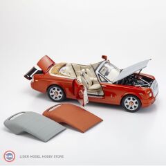 1:18 Kyosho 2008 Rolls Royce Phantom Drophead Coupe Orange Silver