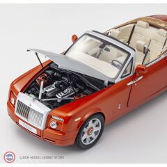 1:18 Kyosho 2008 Rolls Royce Phantom Drophead Coupe Orange Silver