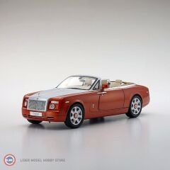 1:18 Kyosho 2008 Rolls Royce Phantom Drophead Coupe Orange Silver
