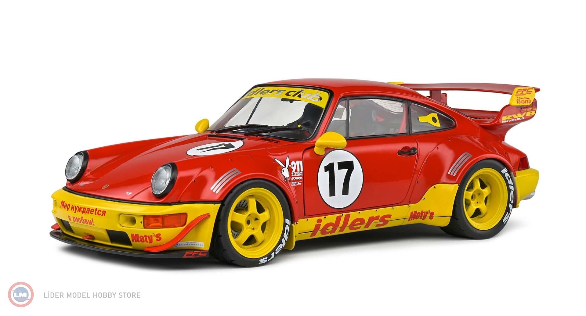 1:18 Solido 2016 Porsche 911 (964) #17 RWB Rauh-Welt Maty's Idlers 