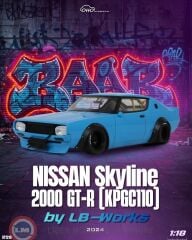 1:18 Otto 2024 Nissan Skyline 2000 GT-R KPGC110 LB Works