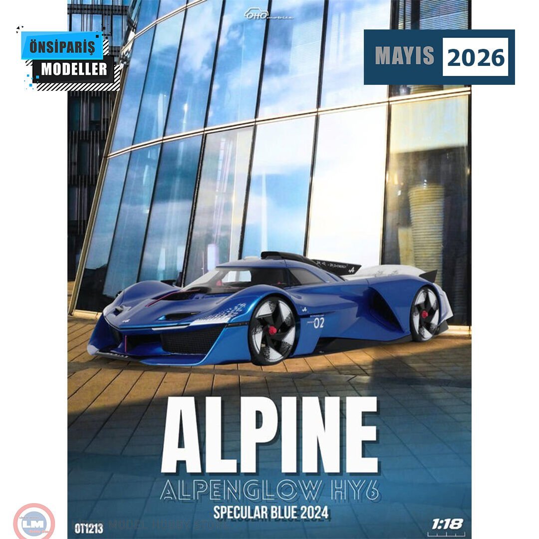 1:18 Otto 2024 Renault Alpine Alpen Glow HY6 Specular Blue