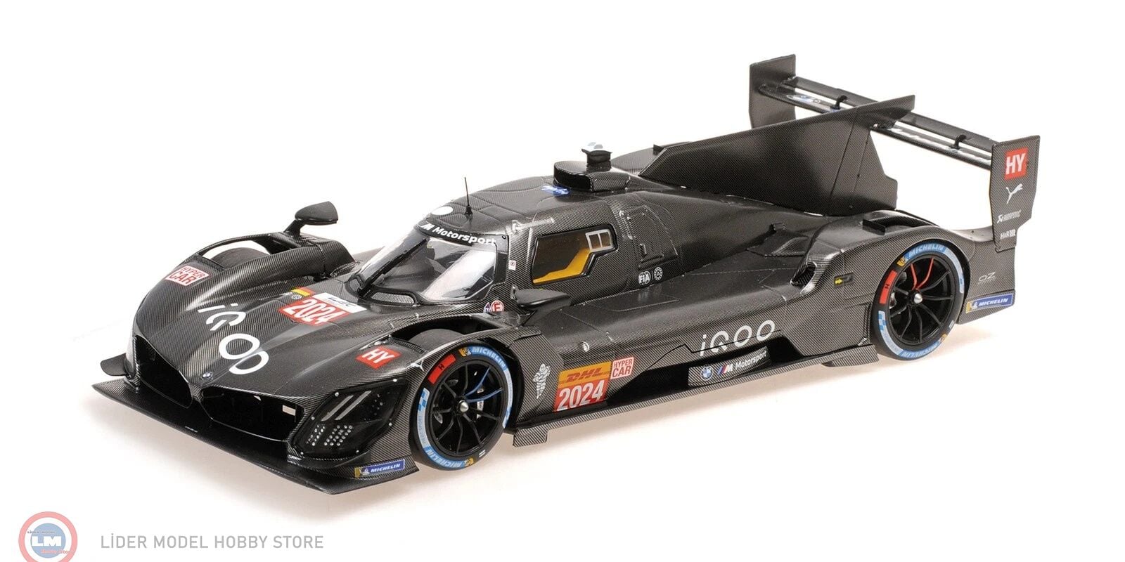 1:18 Minichamps 2023 BMW M HYBRID V8 LMDH - TEST CAR