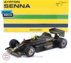 1:18 1985 Lotus 97T Pole Position and winner Portugal GP (Estoril) formula 1 1985 John Player Special Team Lotus Ayrton Senna