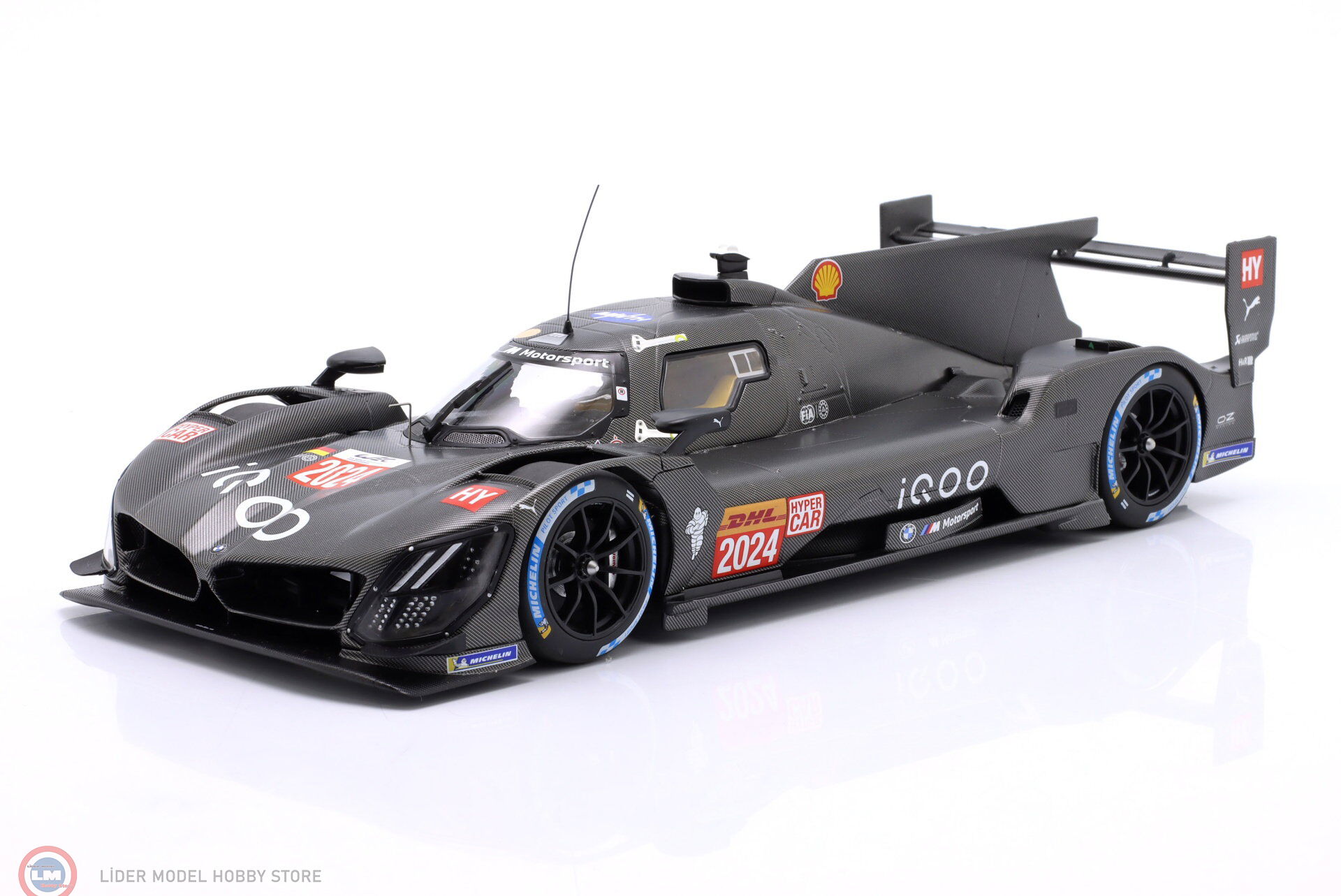 1:18 Minichamps 2023 BMW M HYBRID V8 LMDH - TEST CAR