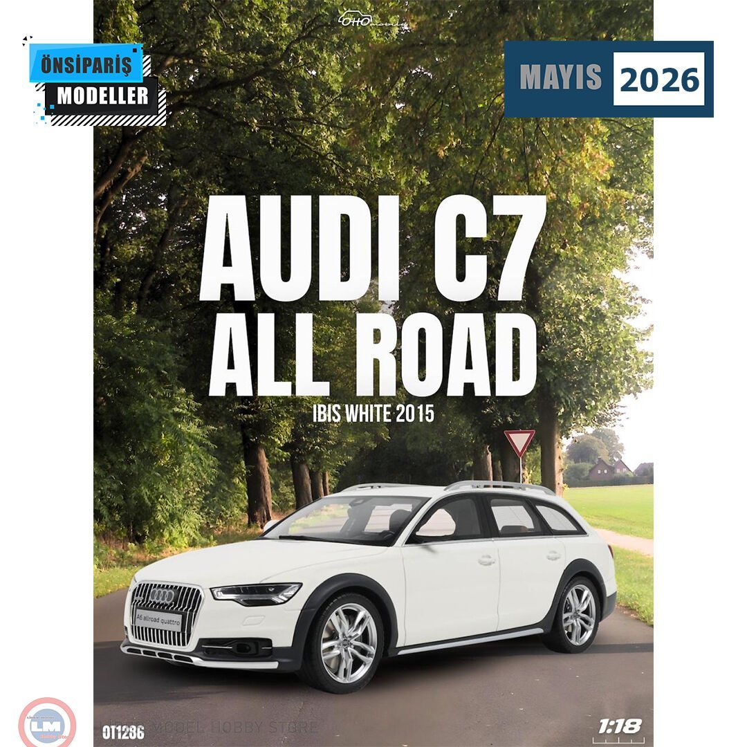 1:18 Otto 2015 Audi C7 Allroad Ibis White