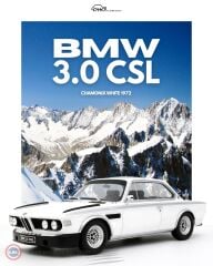 1:18 1972 BMW 3.0 CSL Chamonix White