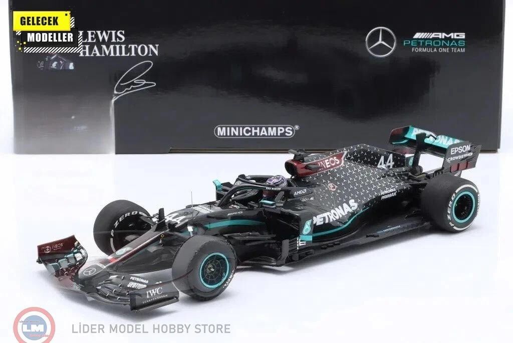 1:18 Minichamps Mercedes Benz AMG #44 PETRONAS F1 TEAM W11 EQ WINNER BRITISH GP 2020