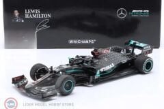 1:18 Minichamps Mercedes Benz AMG #44 PETRONAS F1 TEAM W11 EQ WINNER BRITISH GP 2020