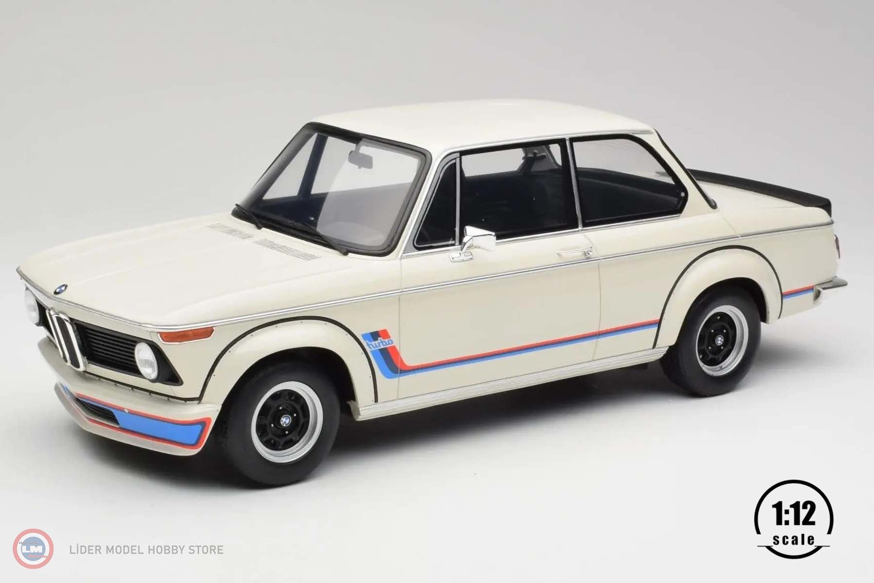 1:12 OTTO 1974 BMW 2002 Turbo Chamonix White