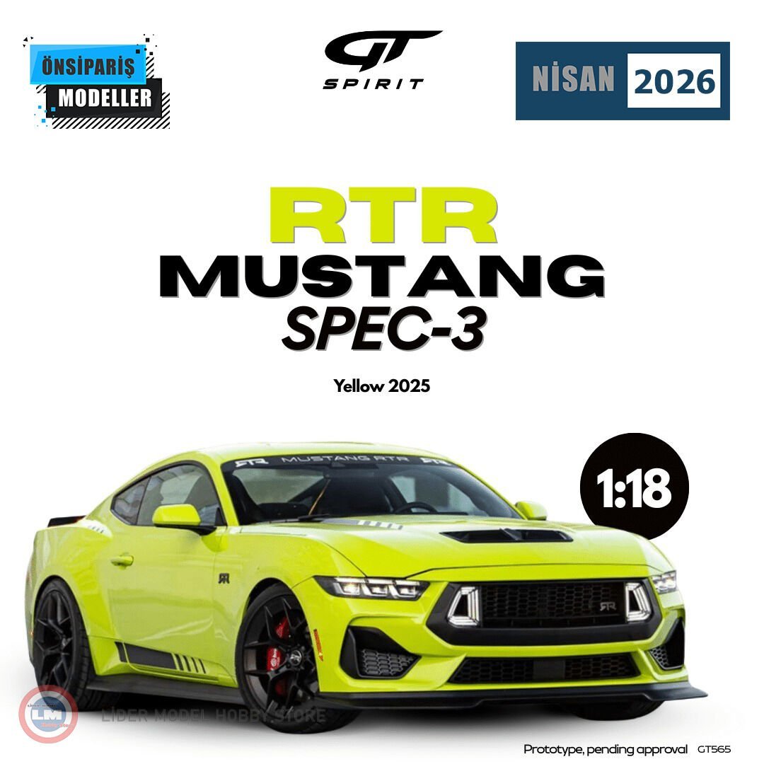 1:18 GT Spirit 2025 Ford Mustang RTR Spec 3 Coupe