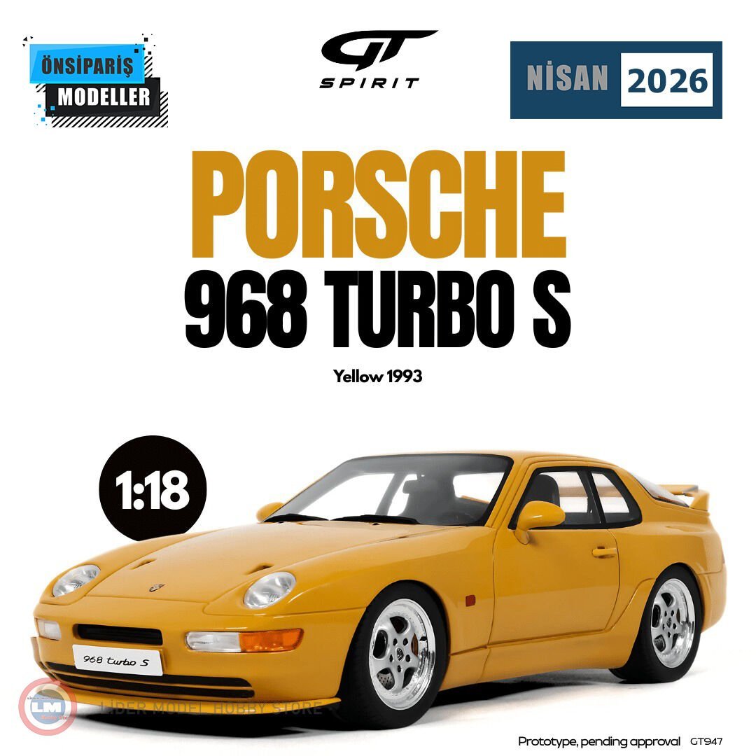 1:18 GT Spirit 1993 Porsche 968 Turbo S Coupe