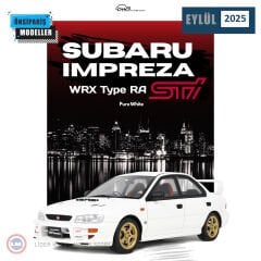 1:18 2000 Subaru Impreza WRX Tpye RA Sti Pure White
