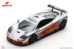 1:18 Spark Mclaren F1 GTR #59 Prequalifying Le Mans 24H 1995