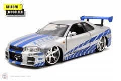 1:24 Jada 2003 Brian's Nissan Skyline GT-R (R34) Fast & Furious