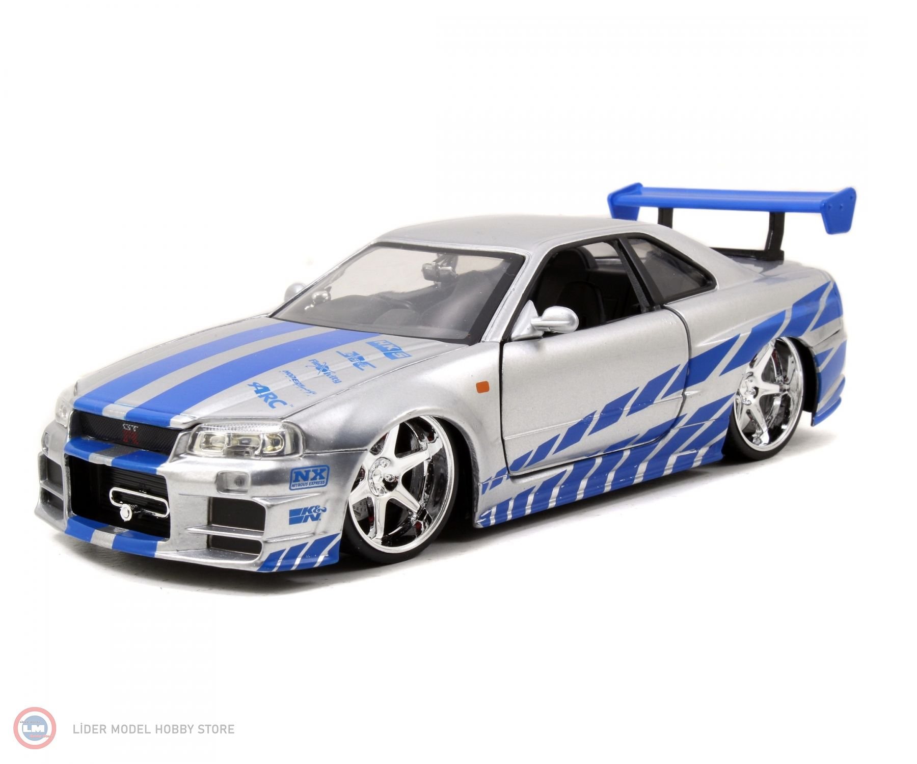 1:24 2003 Brian's Nissan Skyline GT-R (R34) Fast & Furious