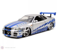 1:24 2003 Brian's Nissan Skyline GT-R (R34) Fast & Furious