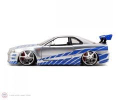 1:24 Jada 2003 Brian's Nissan Skyline GT-R (R34) Fast & Furious